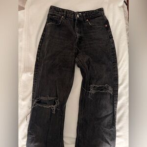 Black ZARA jeans size 8